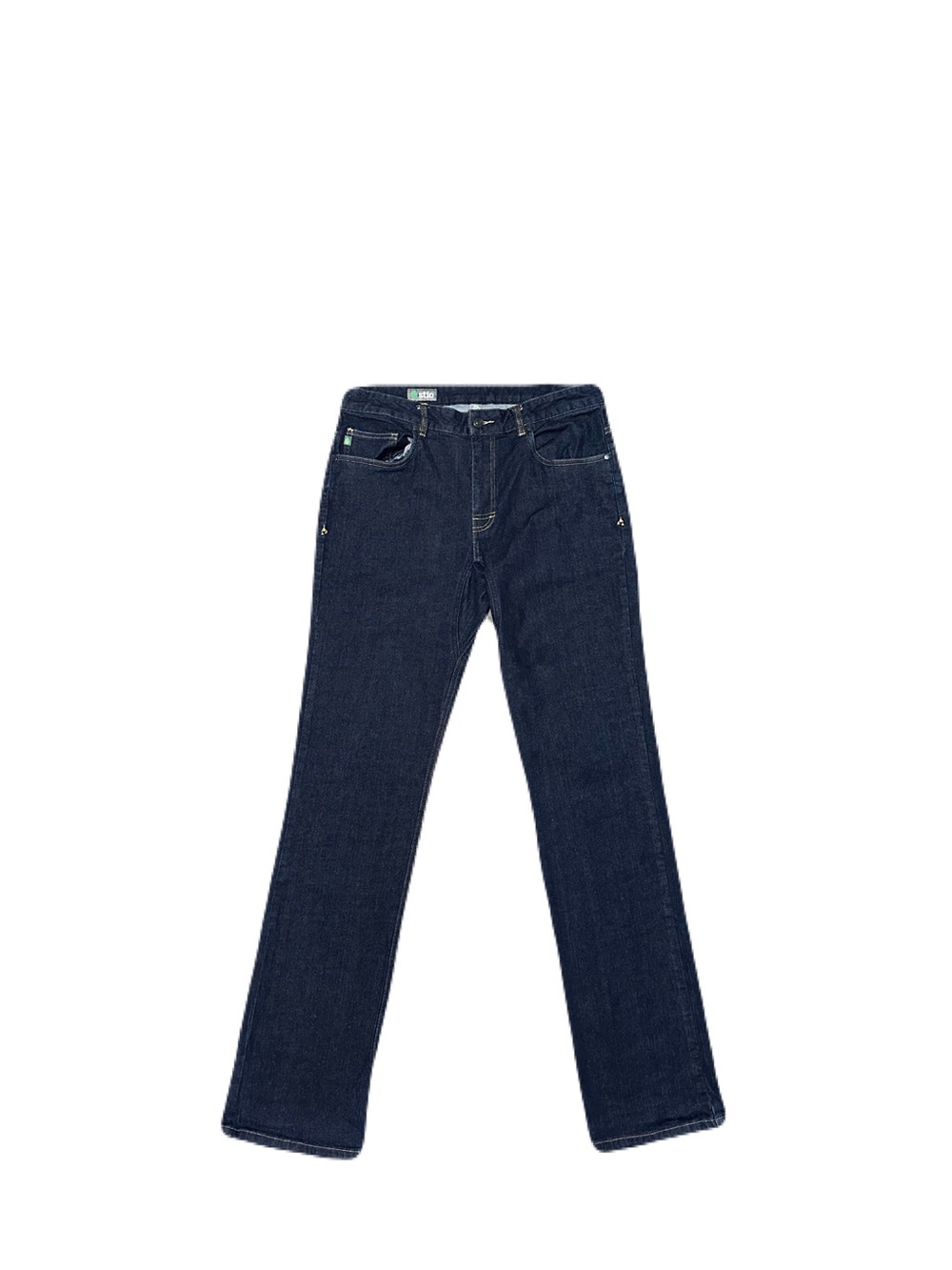 Stio Huckberry Rivet Jeans Stretch Denim 34x34 Mens Blue Pants Outdoor Hiking